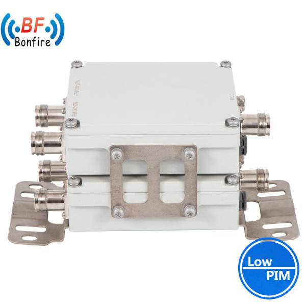 Combinador duplo 698-960/1920-2170 MHz N-Feminino 4.3-10 Feminino Combinador diplexor Vermelho 2.610kg
