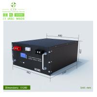 Lítio Ion Battery Racked 24v 48v 100ah 200ah 5kw 10kw do armazenamento Lifepo4 da casa