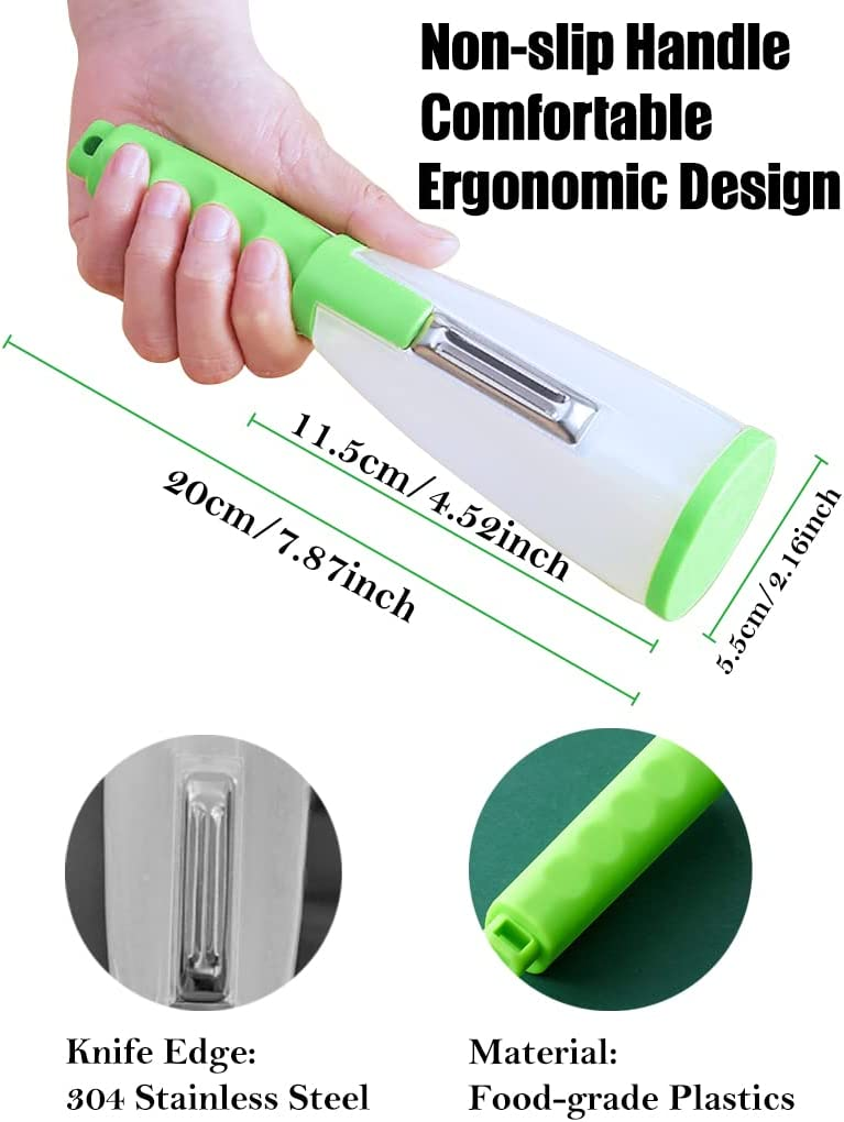 Peelers Zesters Portable Storable Tool for Sustainable Fruit Vegetable Preparation
