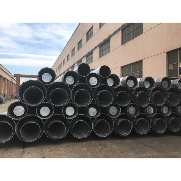 33 кВ Филиппинский стальной силовой столб 90 футов с угловыми руками для распределения энергии