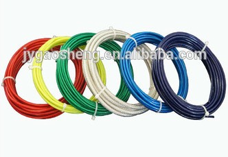 Cable de acero recubierto de PVC de color, cable de acero recubierto de plástico de 1-20 mm