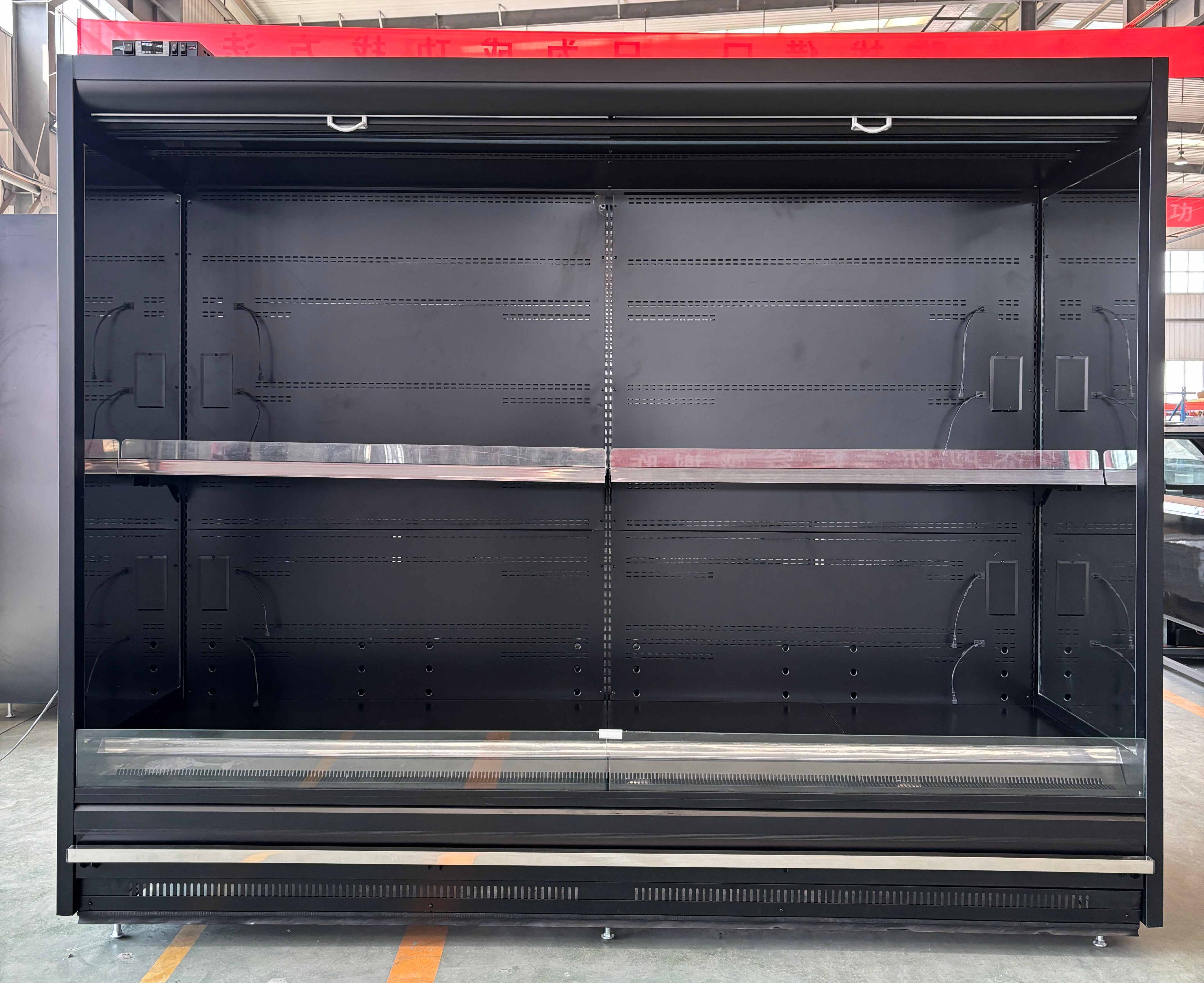2500MM Commercial Open Multideck Refrigerated Showcase Using Eco‑Friendly Refrigerants