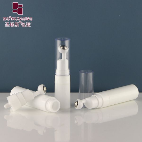 Eye Cream Plastic Roll On Applicator Bottle White 6ML 12ML 15ML