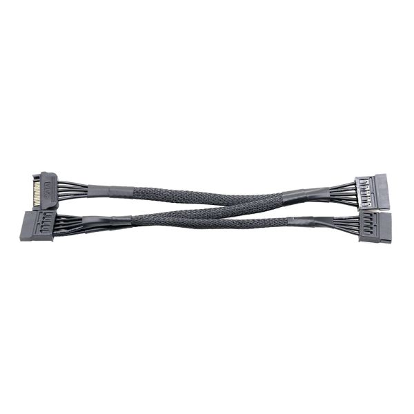 15Pin  Cable Male 1 to 3 ST 15Pin Female Power Supply Cable  20cm