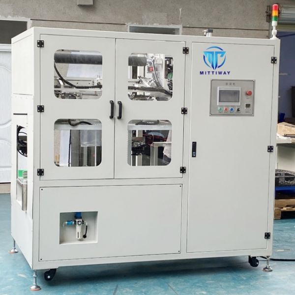 Маленькая автоматическая сумка вставщик Промышленность пищевых продуктов Поли мешка упаковочная машина