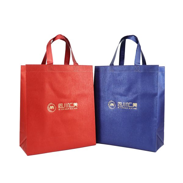 Хозяйственные сумки Tote изготовленного на заказ логотипа печати многоразовые не сплетенные Recyclable с ручкой