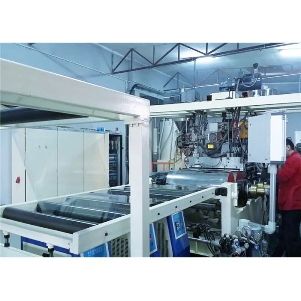 Compact Structure PP Plastic Sheet Extrusion Line High Plasticizing Capacity
