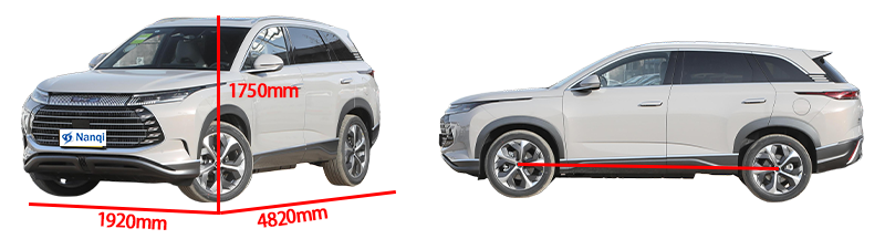 Byd Frigate 07 Big Space BYD Plug In Hybrid SUV Left Hand Drive Long Range