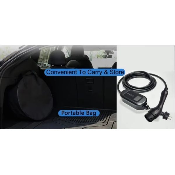 Chargeur EV portable GBT 3.5KW 16A 110V-240V Noir