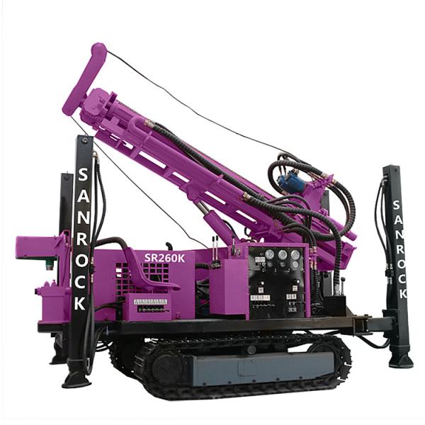 Plein perçage hydraulique Rig Machine de l'eau de profondeur de la plate-forme de forage de puits d'eau de chenille 400m