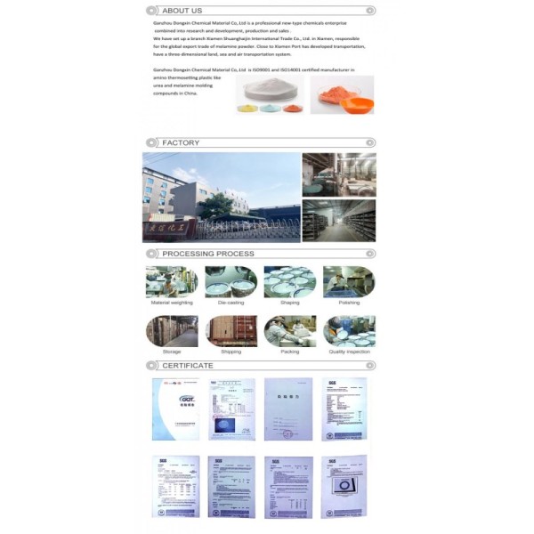 A1 Raw Material Urea Formaldehyde Plastic Urea Moulding Compound For Melamine Ware