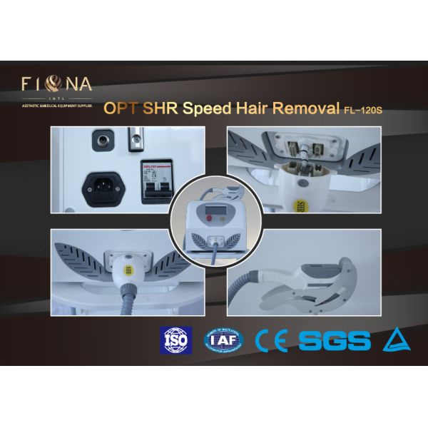 Professional Ipl OPT SHR Hair Removal Machine For Bikini Area 2500W Customized Color