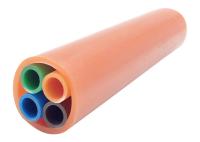 Gaine optique de polyéthylène de microtubes de fibre du PE 12.5mm de connecteur de DL
