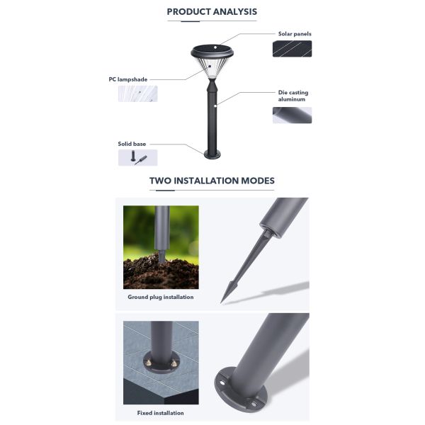 Прочные света тропы СИД солнечные для украшения 3000k 6000k ландшафта двора