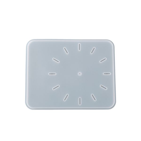 DIY crystal dropper resin grinding tool rectangular large hanging clock ornament silicone mold source goods