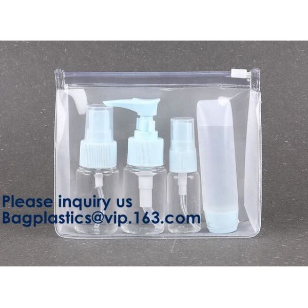 Fashion Design Travel Makeup Holographic Clear Pvc Cosmetic Bag With Zipper, Makeup Bag, Makeup Pouch