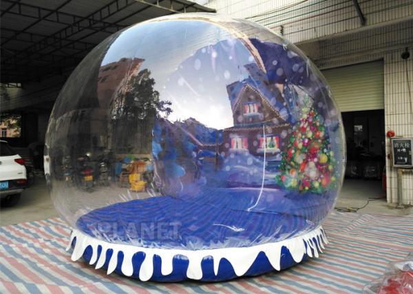 Globo humano inflável da neve do tamanho da prova de fogo para o partido, decoração do evento
