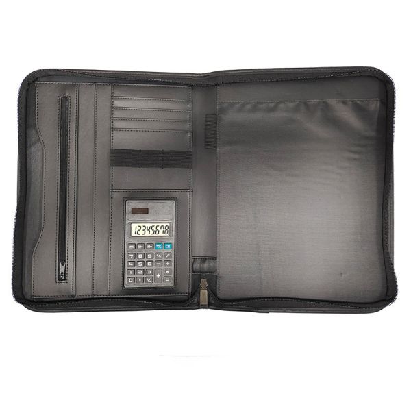 Случай портфолио дела ODM нетоксический, влагостойкая кожаная папка конференции A4