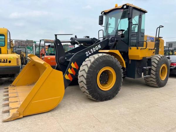 High Efficiency XCMG ZL50GN Wheel Loader 5 Tons For Roadworks