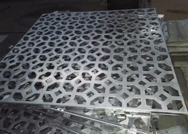 Antiwear Patterned Aluminium Perforated Plate Sheet Metal 4047 Practical