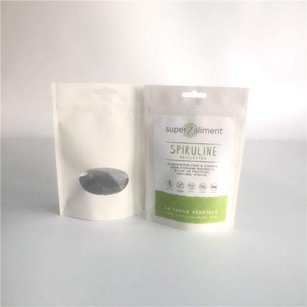 Resealableカスタマイズされた紙袋は明確な窓との袋のグラビア印刷の印刷を立てます