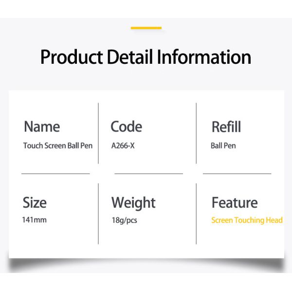 En gros Logo personnalisé stylo à écran tactile en métal stylo à bille en caoutchouc doux