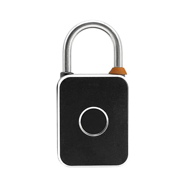 Biometric Fingerprint Smart Electronic Portable Zinc Alloy Hardened Shackle Temperature Resistant 110g Lightweight Security