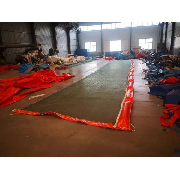 Нефтяной бум PVC занавеса ила OEM плавая для океана