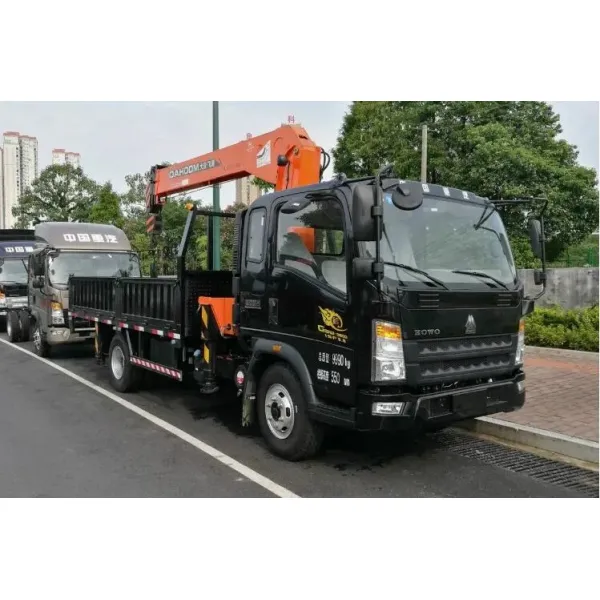 HOWO Crane Truck with Tipper 8 Ton Crane Trucks Mounted