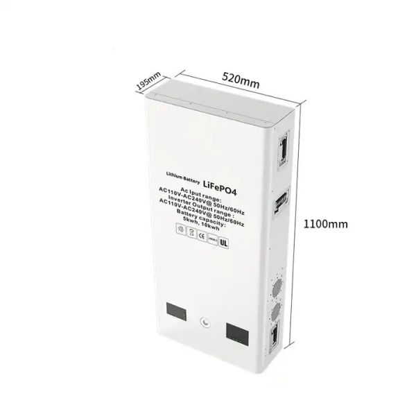 Advanced 51.2V 100Ah Solar Energy Storage System With Integrated Inverter, Perfect For Home And Business Applications