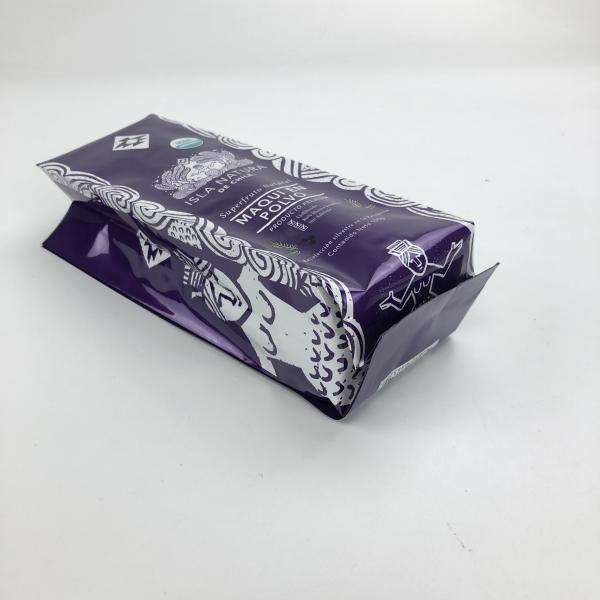Sacos de empacotamento do reforço lateral lustroso do filme 250g 1kg 16oz VMPET