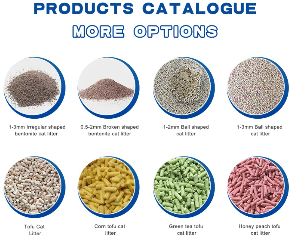 Plant fibre beige Tofu Cat litter with fast clumping low dust and superior odor control available in bulk packaging and multiple scent varieties