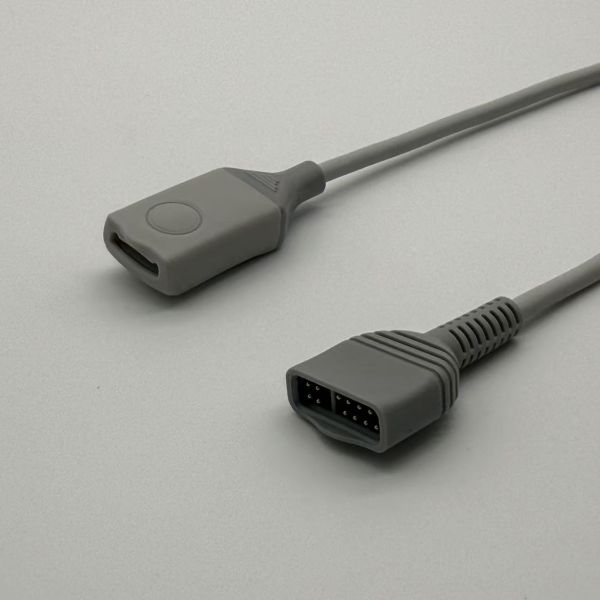 BIS LoC 4-Channel EEG Cable with Low-Noise Conductor and Multi-layer Shielding for Precise Anesthesia Monitoring