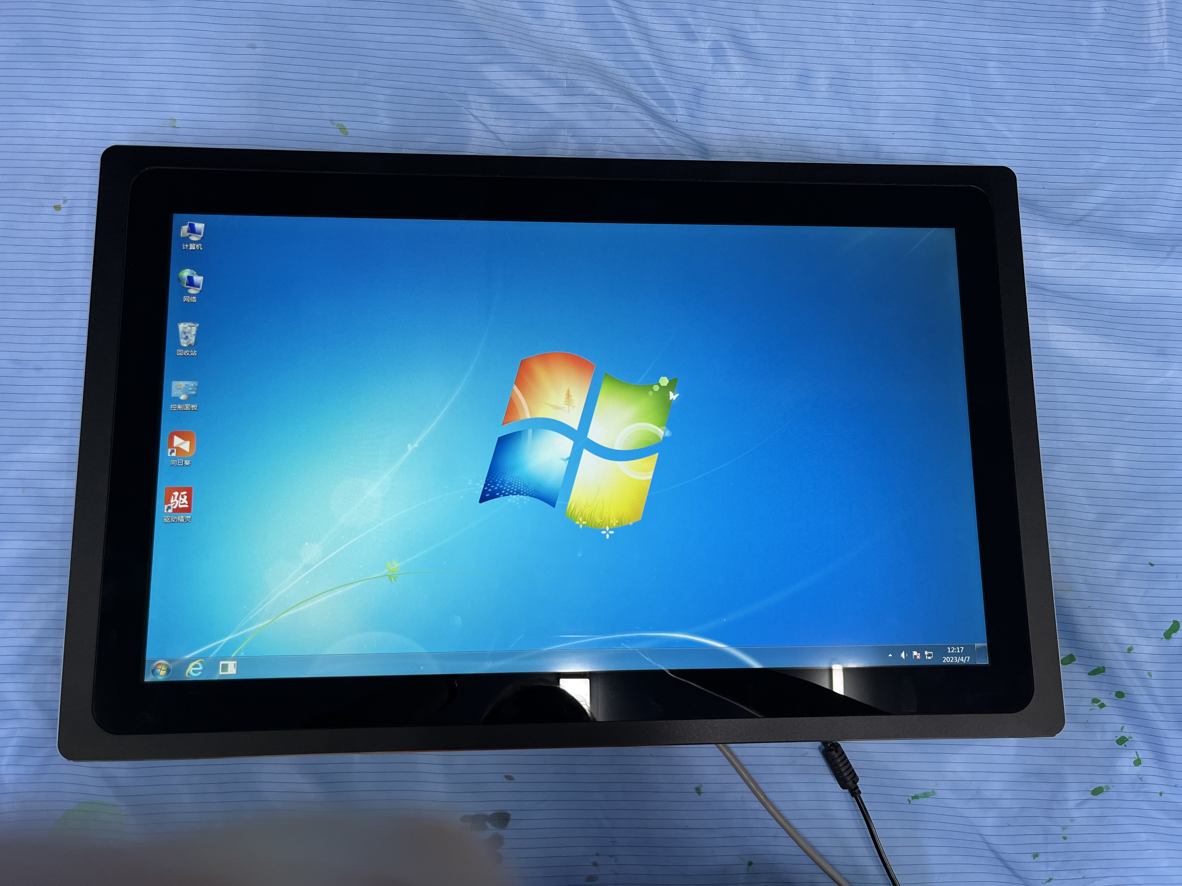 Монитор держателя панели LCD 17 дюймов промышленный 10 пунктов емкостного касания