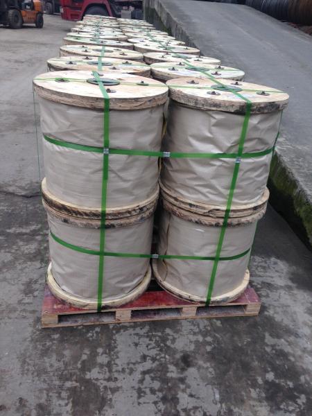 fio galvanizado da estada da categoria 700 do EN 10244 de 7/2.0mm, cabo entrançado de aço galvanizado