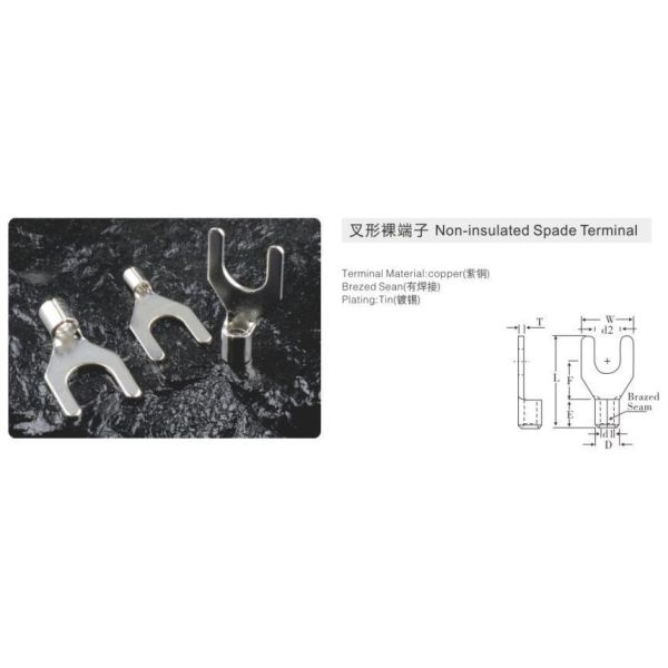 Природный сжатый терминал консервированная проволока терминал соединитель проволока соединитель медный кабель Lug