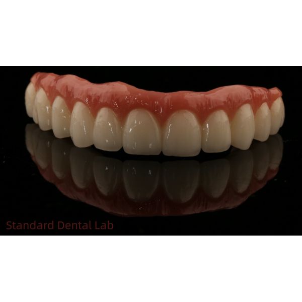 Hybrid Titanium Screw Retained Dental Implant Crown All On 4 Dental Implant Zirconia Bridge