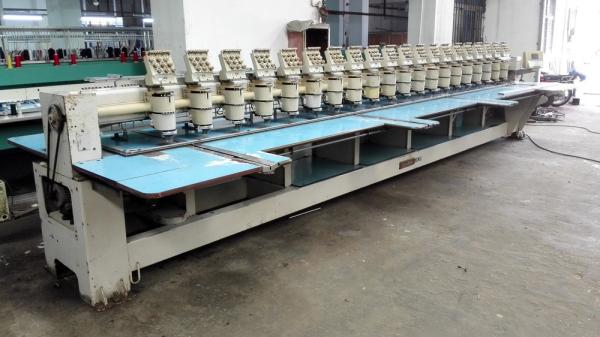 Multipurpose Computerised Used Barudan Embroidery Machine 20 Heads