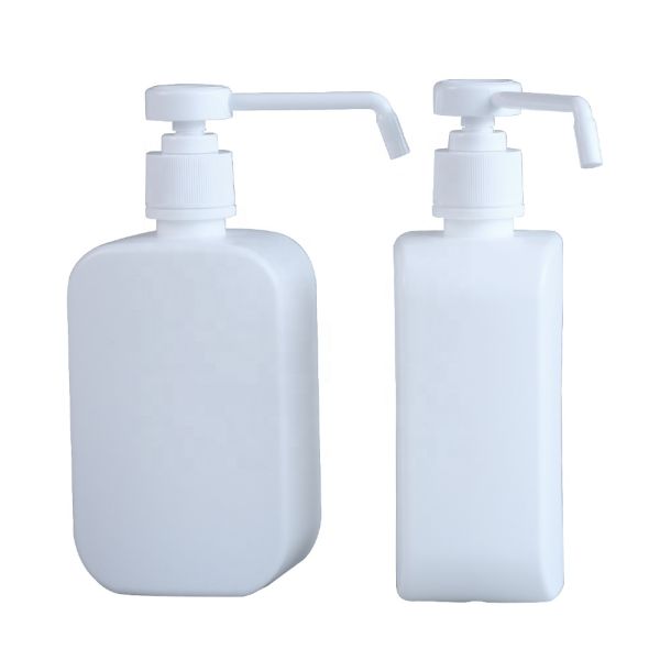 Disinfectant 500ml Plastic Pump PET Plastic Bottles Caliber 25mm