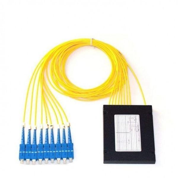 FTTH Optical Fiber 1x2 1x4 1x8 1x16 1x32 PLC Splitter ABS Box Type
