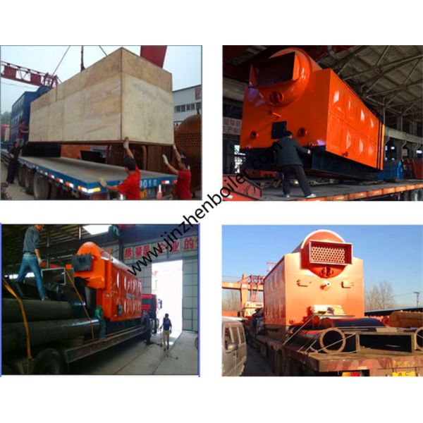 Горизонтальная структура дымогарной трубы боилера пара угля для мельницы тканей ИСО9001