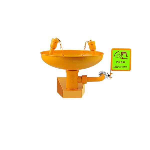Standard Version Wall Mounted Eyewash Station 304 Stainless Steel With ABS Material