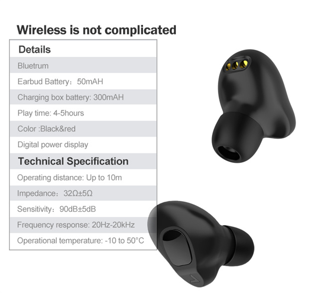 5hours In Ear True Wireless Stereo Earphone