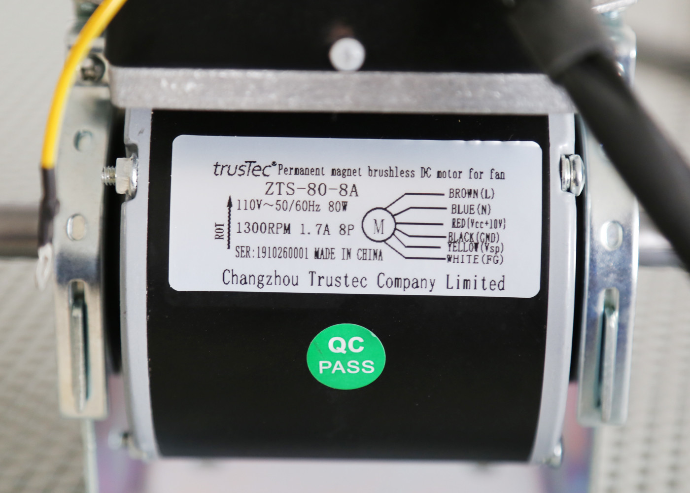 Кондиционер ФКУ BLDC Мотор - двойной вал 300 ~ 1500 оборотов в минуту - 30 ~ 180 Вт