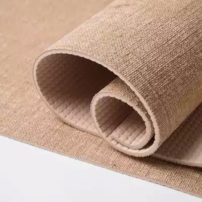 Virson  eco jute cloth pvc yoga mat.chepst gym/fitness yoga mat. pvc yoga mat