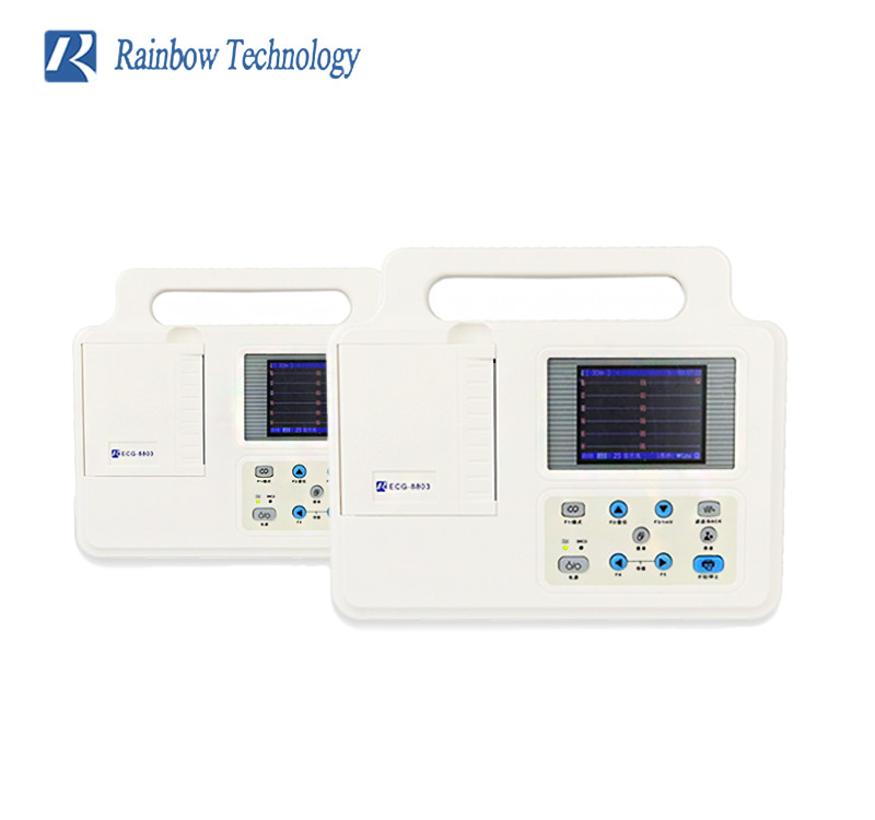 OEM машины канала ECG медицинского осмотра медицинская служба ECG-8803 Handheld 3 предварительная