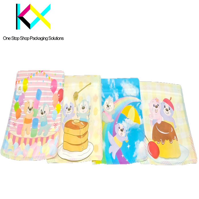Daypack Candy Pouch Packaging Soft Touch Plastic Food Stand Up Bag