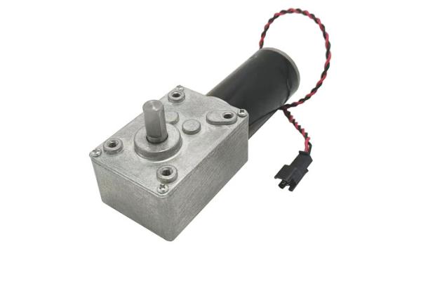 Motor Elétrico de Alto Torque 24v DC Motor Com caixa de engrenagens de minhoca DC Motor