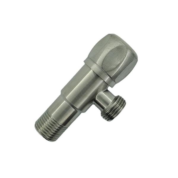 Household Brushed Faucet Angle Valve For Kitchen Sink 10*5.5*3.5 170g