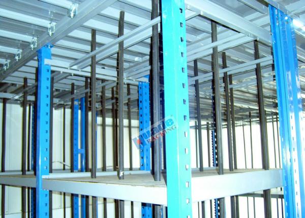 Bolted Steel Shelving Auto Parts Rack  / Auto Parts Storage Q235B Steel Rack Shelves